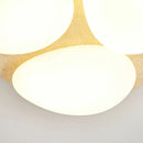 Travertine Glaze Round Ceiling Lamp