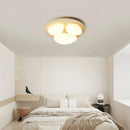 Travertine Glaze Round Ceiling Lamp