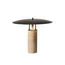 Travertine Luna Table Lamp