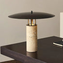 Travertine Luna Table Lamp