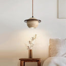 Travertine Planet Pendant Light