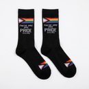 Treat Yo Self Gift Set | Jumbo Wine Glass & Pride Socks in Gift Bag | Ready to Gift!