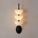 Triple Luxury Alabaster Wall Sconce