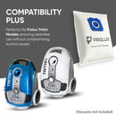 6 Pack of HEPA Bags and 2 Post Filters for the Prolux Tritan Canister Vacuum Cleaner