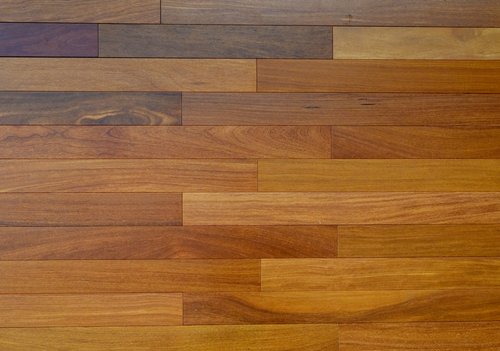 Solid Hardwood 3.25" Wide, 36" RL, 21/32" Thick Smooth Brazilian Teak / Cumaru Floors - Mazzia Collection Product shot tile view 1