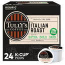 Tully's Coffee Italian Roast K-Cups, Dark Roast – 24 Count