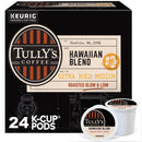 Tully's Coffee Hawaiian Blend K-Cups, Medium Roast – 24 Count