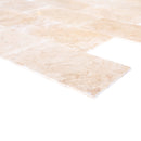 Tuscany beige travertine floor wall tile 12x24 profile view