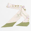Cottage Vines Silk Twilly Scarf