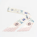 Wonderful Curiosities Silk Twilly Scarf