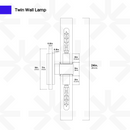 Twin Wall Lamp