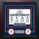 Minnesota Twins Custom MLB Baseball 11x14 Picture Frame Kit (Multiple Colors)
