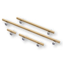 Lew's Two Tone Series Knobs and Handles Chrome and Brass