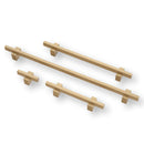 Lew's Two Tone Series Knobs and Handles Brushed Brass