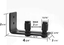 Barn Door Floor Guide - Black