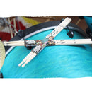 GRIFFIN Snare Drum Package with Snare Stand, 2 Pairs of Drum Sticks & Drum Key | Snare Kit with Poplar Wood Shell 14" x 5.5" with Flat Hickory PVC | 8 Metal Tuning Lugs & Snare Strainer Throw Off