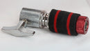 GRIFFIN Hi-Hat Clutch Mount Deluxe Version | Alloy Metal Speed Threads | Universal Holder to Fit Most Hi-Hat Cymbals,  Rods & Hihat Stands | Red locking Nut