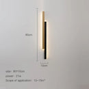 DecorBites™ LED Black Wall Lamp for Modern Living Room, Bedroom, Bar & Corridor
