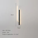 DecorBites™ LED Black Wall Lamp for Modern Living Room, Bedroom, Bar & Corridor