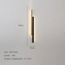DecorBites™ LED Black Wall Lamp for Modern Living Room, Bedroom, Bar & Corridor