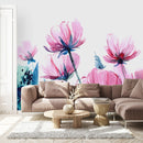 Elegant Pink Flowers Wallpaper Tasteful Quality