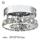 DecorBites™ Crystal LED Ceiling Lights: Modern Luxury Indoor Lighting for Living Room & Aisles