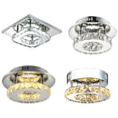 DecorBites™ Crystal LED Ceiling Lights: Modern Luxury Indoor Lighting for Living Room & Aisles