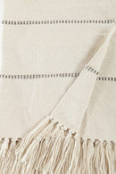 Grey Multi Striped Throw Blanket
