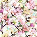 Spring Flowers on  Tree Wallpaper