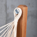 Udine Organic Latte - Organic Cotton Hammock Chair with FSC® certified Eucalyptus Stand