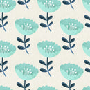 Elegant Blue Flowers Wallpaper Smart