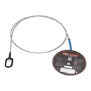 5K Drop Thru Anchor with Swivel D-Ring - 4in Round Plate - Cable - All Lengths
