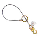 Coated Wire Cable Sling - Lrg O-Ring - Snap Hook - All Sizes