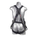 Kapture 5 Point Element Full Body Harness - Arc Flash Rated - 3 D-Rings - Mating Buckle Chest & Legs - All Sizes