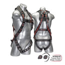 Kapture 5 Point Elite+ Full Body Harness - Dorsal D-Ring - QC Chest - Tongue Buckle Legs & Shoulder Pads - All Sizes