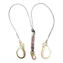 Shock Absorbing Lanyard- Shock Pack - Arc Flash Rated - 1 Snap Hook - 1 Rebar Hook - 6ft