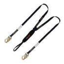 Shock Absorbing Lanyard- Shock Pack - Arc Flash Rated - Twin Leg - 2 Snap Hooks - 1 Loop - 6ft
