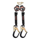 Micron Arc Flash Self Retracting Lifeline - Aluminum Rebar Hook - 6ft