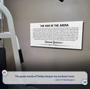 The Man In The Arena Sign