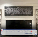 Psalm 91: 'He Is My Refuge' Sign - Inspirational Christian Wall Art for living room, religious decor