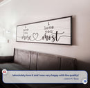 I Love You More I Love You Most Sign