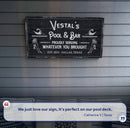 Personalized Rustic Pool And Bar Sign II
