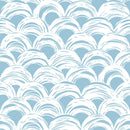 Modish Blue Abstract Pattern Wallpaper Tasteful