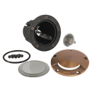 UNB09 Cast Brass Round Mono-Directional Low Voltage LED In-ground Light