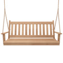 Keystone Amish Co. 6 Foot Franklin Red Cedar Porch Swing with Cup Holders