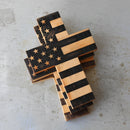 Bless the USA :: Wooden Cross
