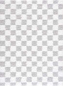 Atira Gray Checkered Area Rug