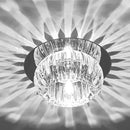 DecorBites™ Crystal LED Flush Mount Ceiling Light for Modern Living Spaces