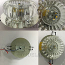 DecorBites™ Crystal LED Flush Mount Ceiling Light for Modern Living Spaces