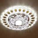 DecorBites™ Crystal Glass LED Ceiling Spot Light for Home Decor